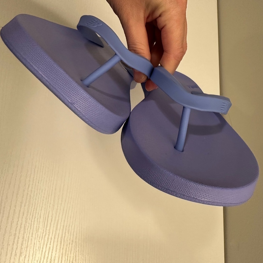 NWT New Balance Unisex-Adult 24 V1 Flip Flop Vibrant Violet Size M11 W13 - Picture 6 of 9